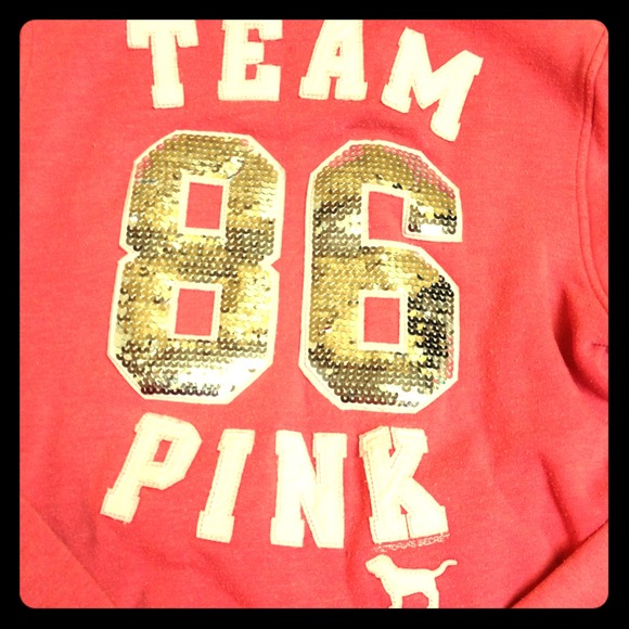 Victoria's Secret Pink Bling Hoodie, Sweatshirt