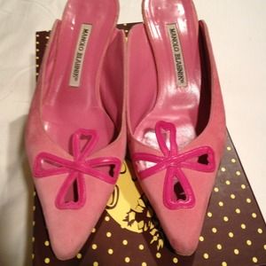 ✳Reduced!!✳Pink Manolo Blahnik kitten heels