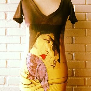Ladies one-of-kind T shirt by Santo.