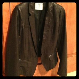 Free People Black Sequin Jacket - size 6