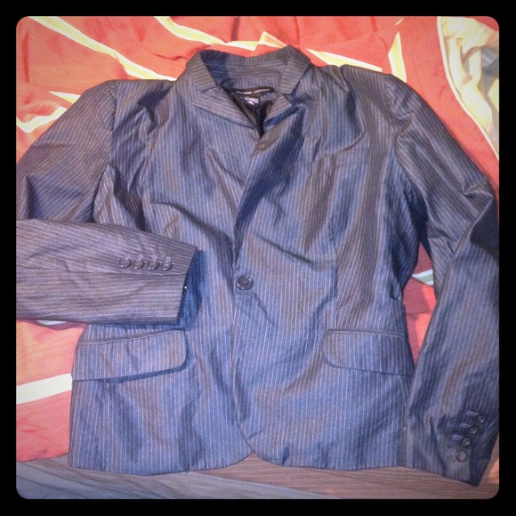 Pinstripe Blazer
