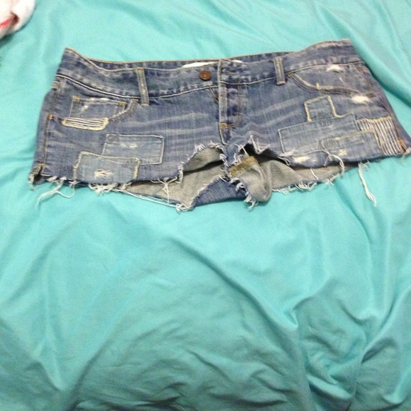 Abercrombie jean shorts⭐sold⭐