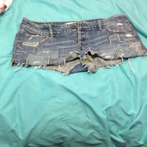 Abercrombie jean shorts⭐sold⭐