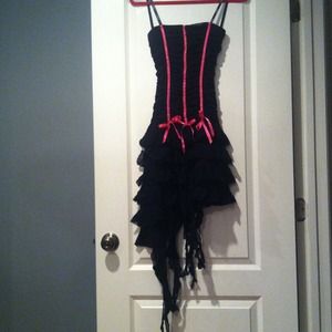 Roberta Tube Top Ruffle  Dress.