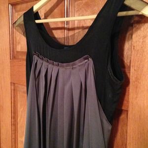 SimplyVera Vera Wang - Gry/Blk Sequin Dress - sz 2