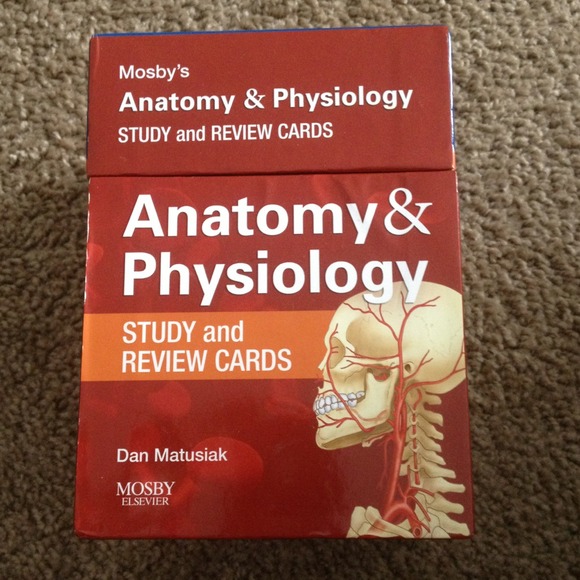 Anatomy & physiology study and review cards