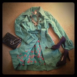 Lauren Conrad size 4 trench coat. Worn twice.