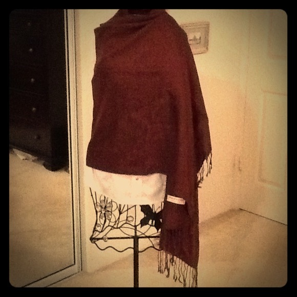 100% Pashmina Brown Shawl/Scarf