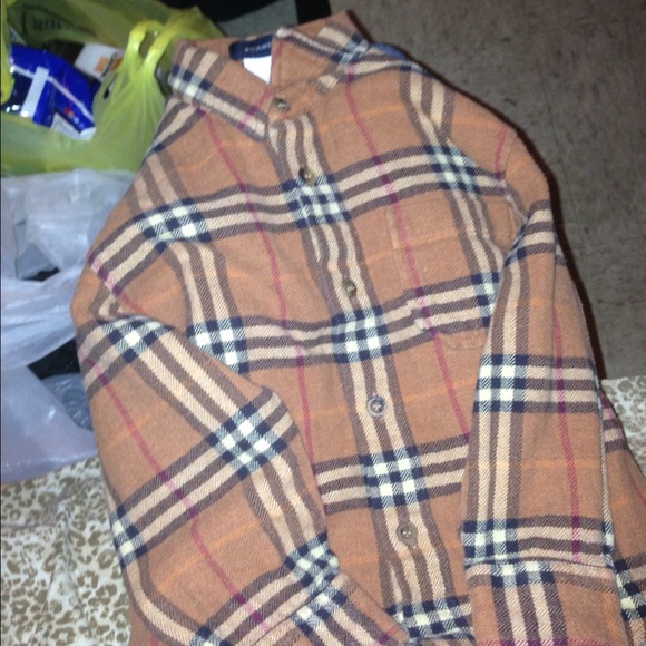 Burberry button down for kids