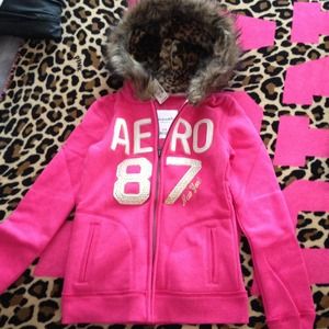 Pink cheetah aero hoodie trade