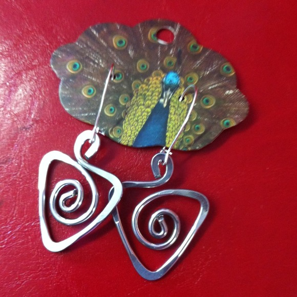 Handmade Eco wire earrings