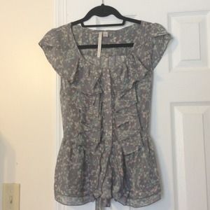 Lauren Conrad button down flowy top
