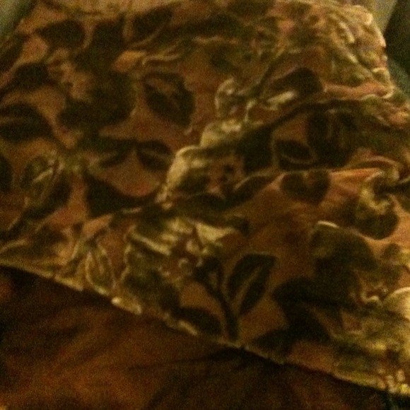 Mauve Grey silk and rayon mixed scarf - Picture 2 of 2