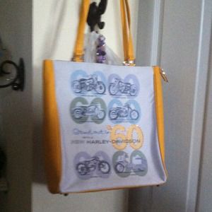 Harley Davidson shoulder tote.