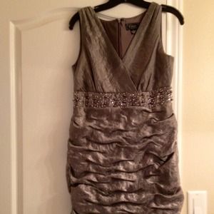 NWOT Silver party/cocktail dress