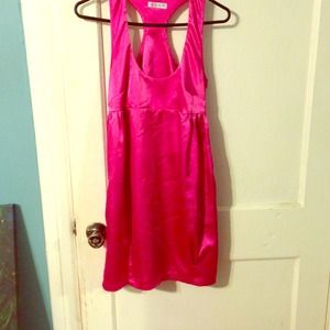 Fushia glam dress