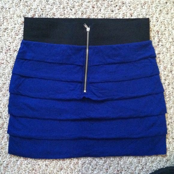 Express blue skirt