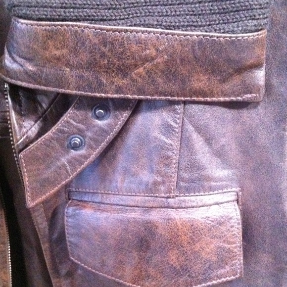 Vince leather jacket - Picture 3 of 4