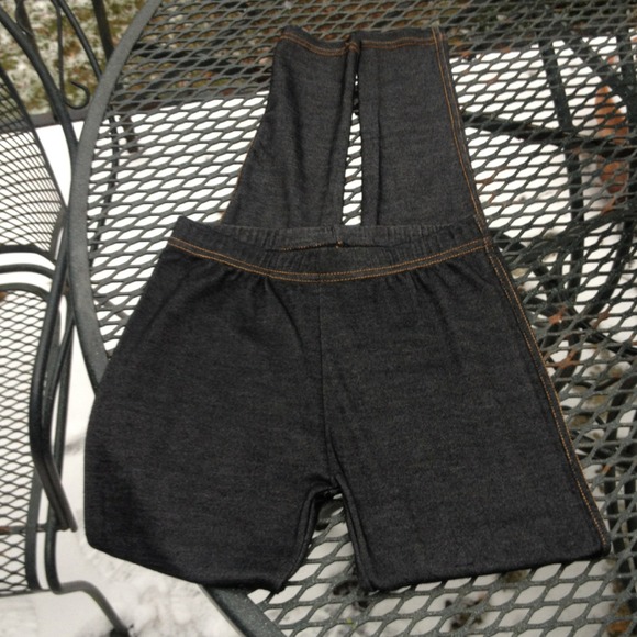 SOLD!!! Dark indigo Denim stretch leggings S