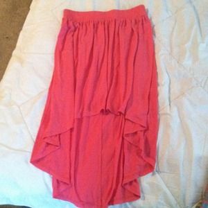 🔴RESERVED🔴 for @riyariya Coarl high low skirt