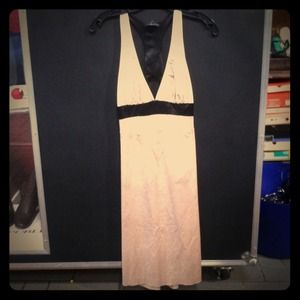 Bebe champagne dress