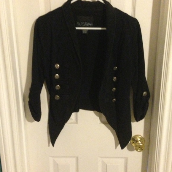 Black cotton jacket/blazer