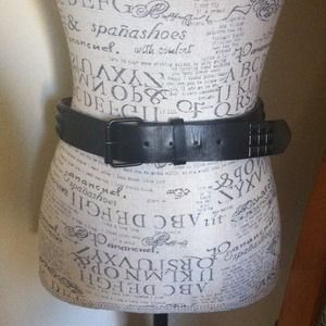 Black stud belt