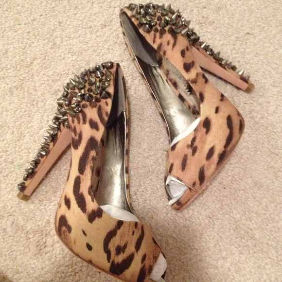 🚫Sam Edelman Lorissa leopard peep toes - Picture 3 of 4