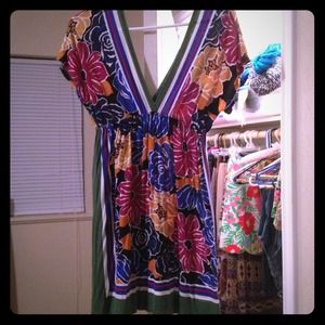 Bundle- summer dress/tunic top and teal maxi dress