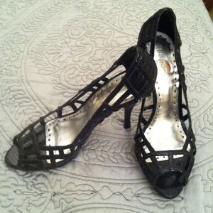 BCBGirls peep-toe heels