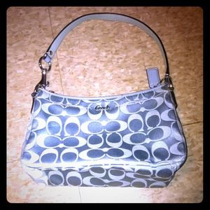 Authentic Baby blue coach bag