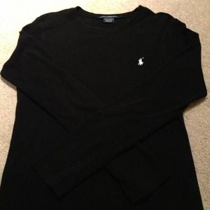 Long sleeve polo shirt
