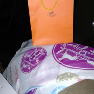 Hermes scarf oblong no tags