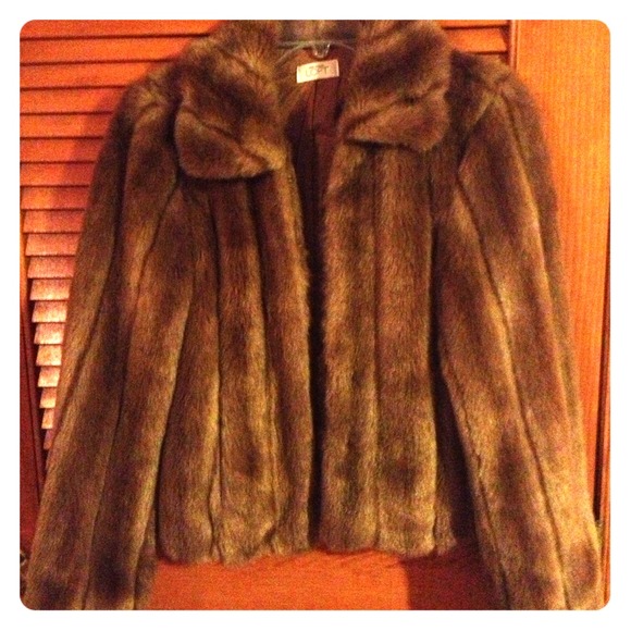 Faux fur jacket