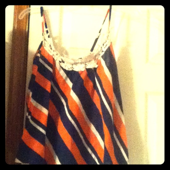 Spaghetti strap, with lace lining