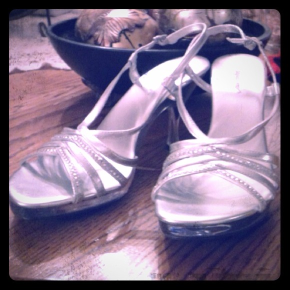 Silver heels