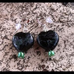 Beautiful heart earringa