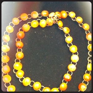 Semi-precious  stone  necklace