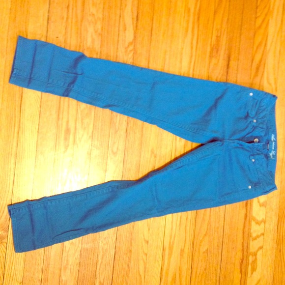 ❌❌SOLD❌❌AE Teal Blue skinny jean