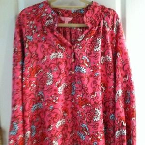 NWOT Lilly Pulitzer Elsa silk Tunic Blouse