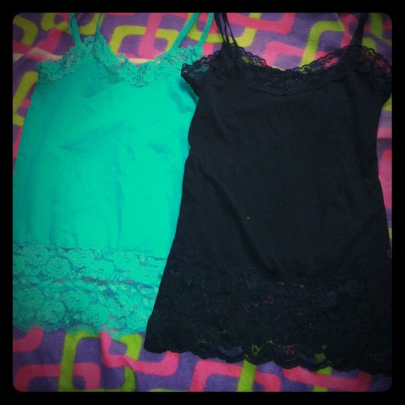 SOLD 2 Dots cami tops
