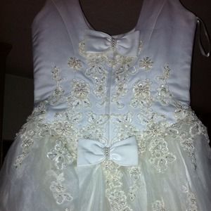 Sweetheart vintage wedding dress ivory size 10