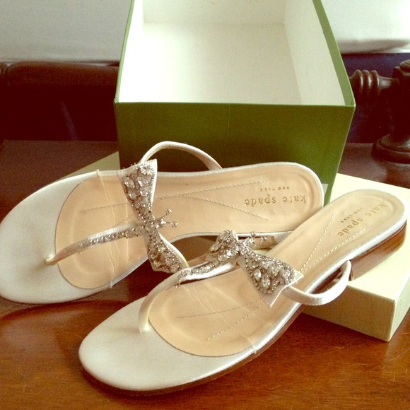 Kate spade sandals. Crystal dragonfly