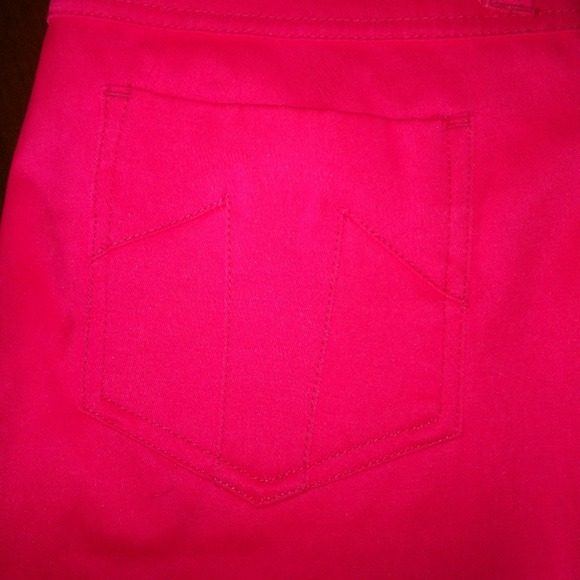 Neon Pink Skinny Jeans - Picture 2 of 3