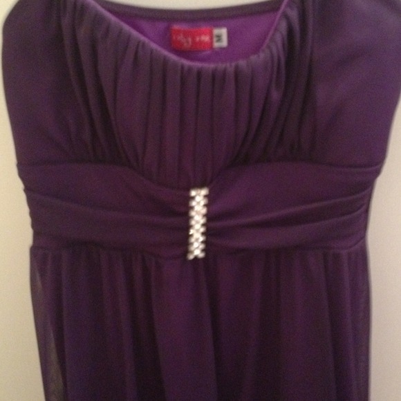Purple homecoming dress - Picture 2 of 2