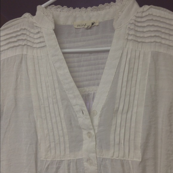 Mine collection bundle! Two lace and ruffle shirts