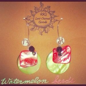 WatermelonSeeds EARRINGS by KK