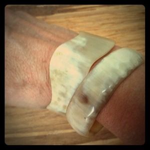 Pair Horn bangles