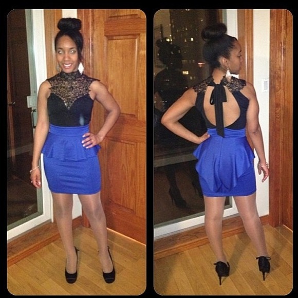 Black and Blue dress