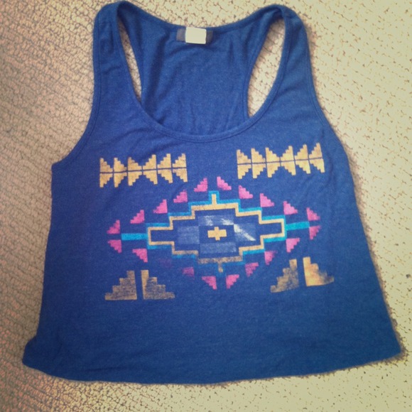 Native pattern design blue in great condition